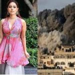 Nushratt Bharuccha has found herself trapped by the ongoing conflict between Israel and Palestine.